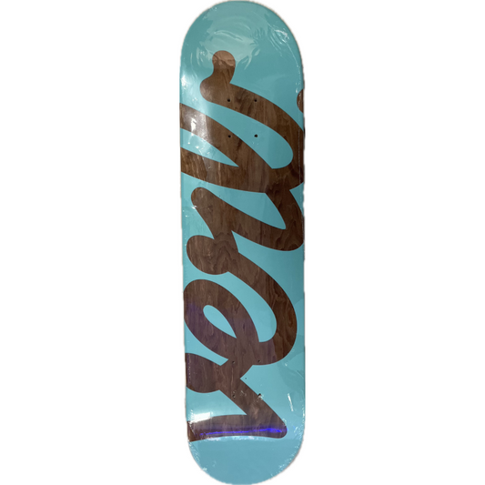 Skateboard deck - Verb Xl script logo blå (7.75)