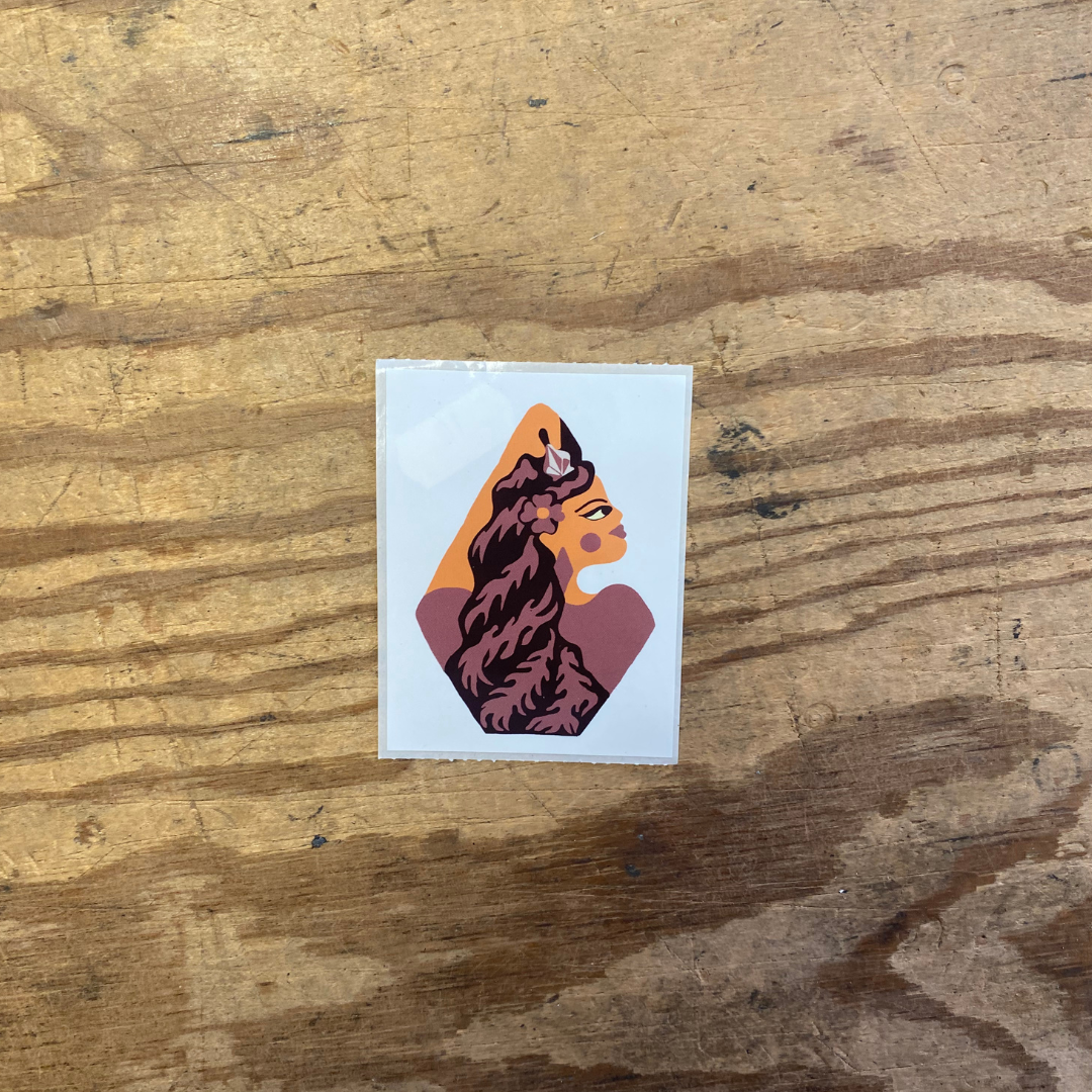 Volcom Lady (8x6)- Stickers