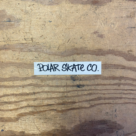 Polar Skate CO. sort (9x2)- Stickers