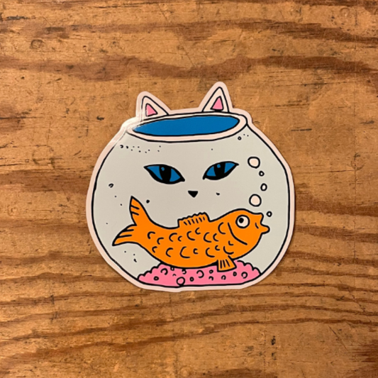 RipnDip Fisk (10x10) - Stickers