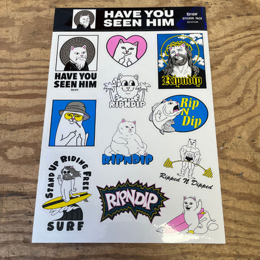 RipnDip - Have You Seen Him Sticker Pack