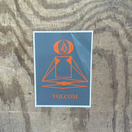 Volcom Grå/Orange (6x8) - Stickers