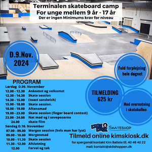 Batiste Co. skateboard camp - Terminalen (Herning)