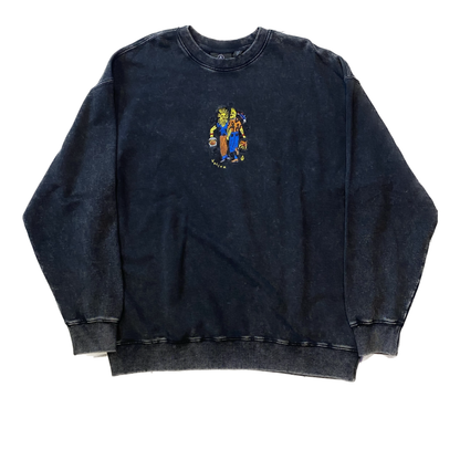 Volcom Featured artist "Bob Mollema" trøje - Mørkegrå Str. XL