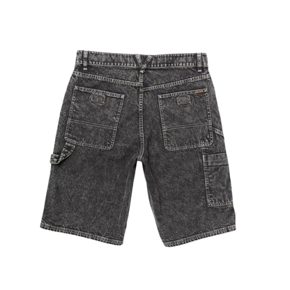 Volcom - Labored Denim Utility Short - LIGHT ACID BLACK