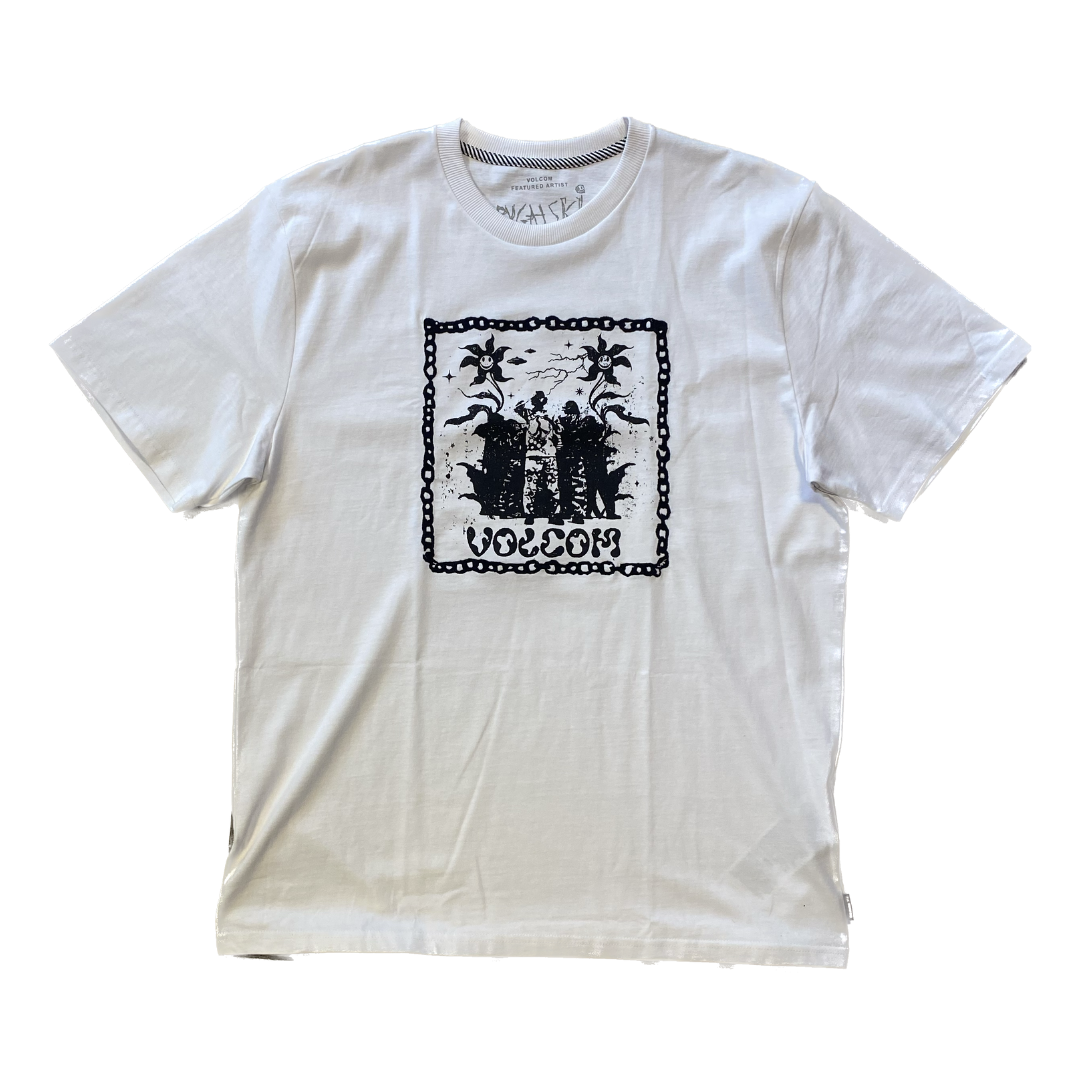 Volcom Featured artist "Filip Rygalski" T-shirt - Hvid Str. XL