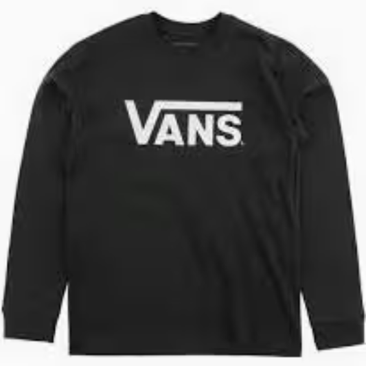 Vans longsleeve - Sort str. XL/14 år (kids)