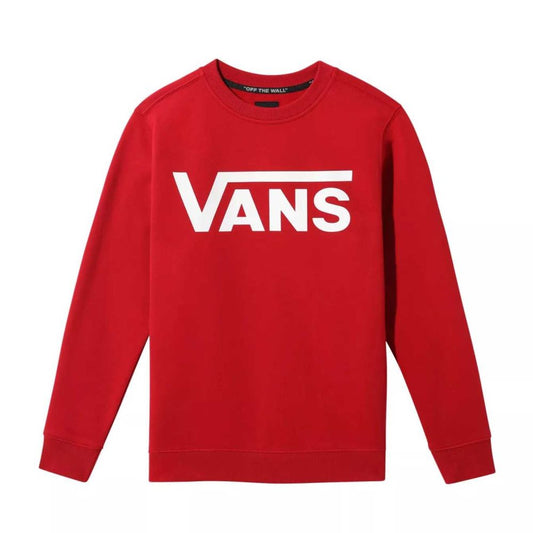 Vans logo sweatshirt - rød str. 14-16 år (kids)