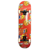 Kims Kiosk - Snack deck rød (8.0) Pro complete skateboard