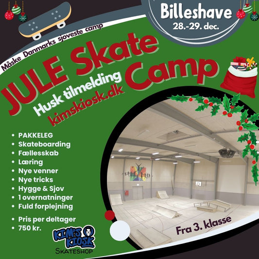 Skateboard camp 28-29. dec. 2025 - Billeshave Efterskole