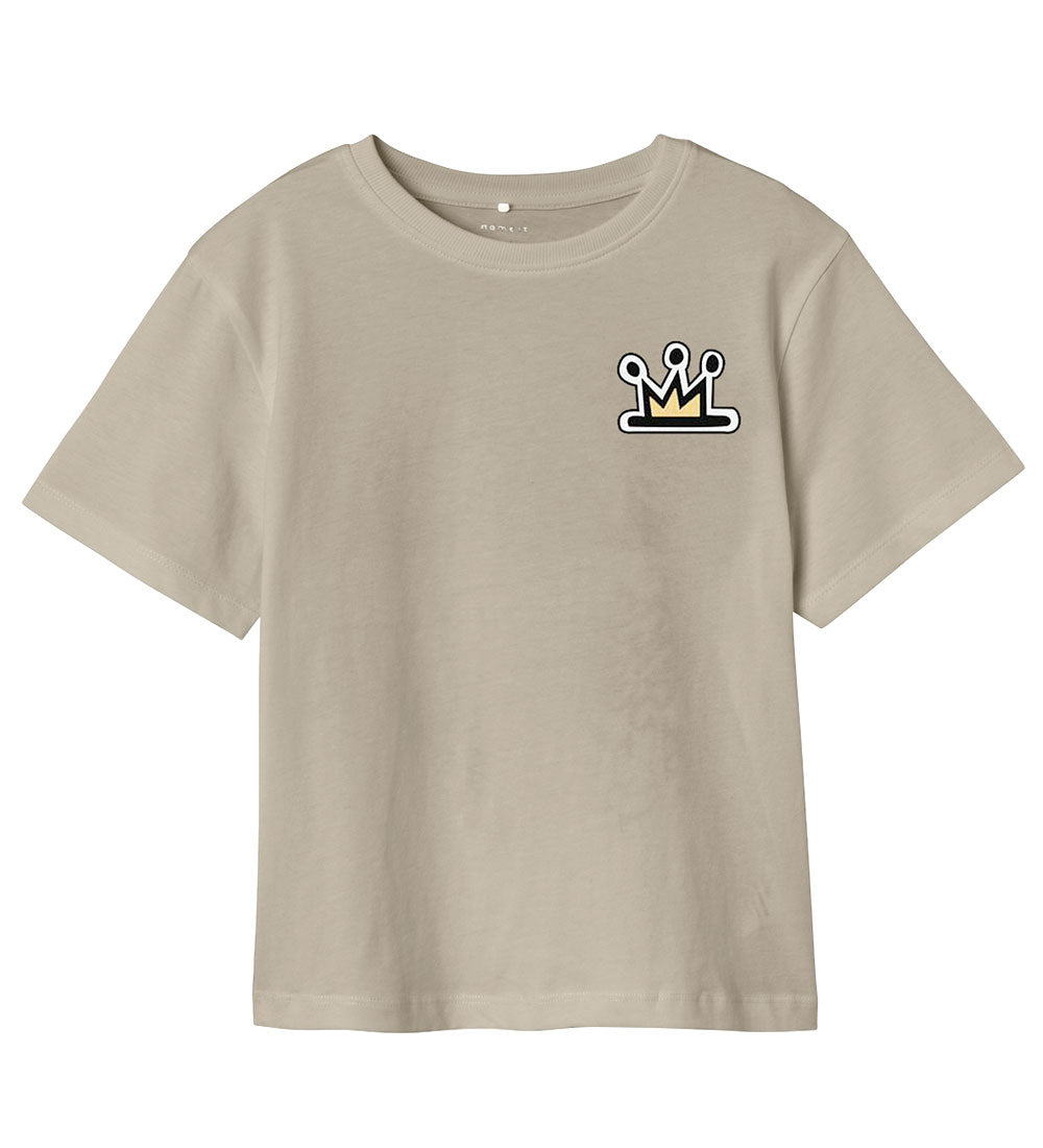 King of the spray t-shirt - str. 140 beige (kids)