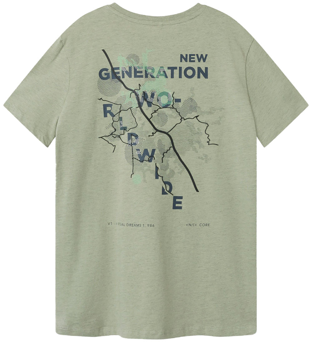 New Generation t-shirt - støvet grøn (kids)