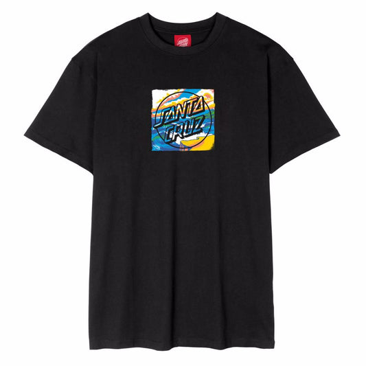 Water View Front T-Shirt - Santa Cruz - sort
