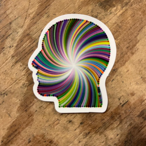 Rainbow face (6x5) stickers