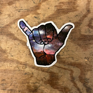 chill hand (6x6) Stickers