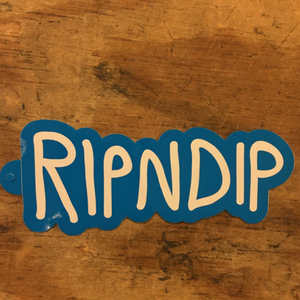 RIPNDIP Logo (12x5) - Stickers