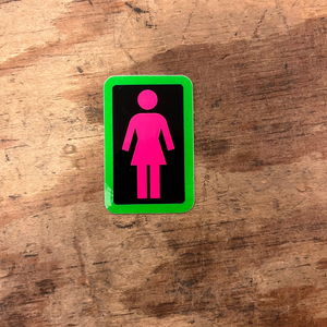 girl (5x3,5) - Stickers