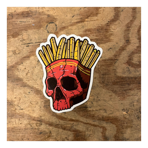 pomfritter (7,5x6) Stickers