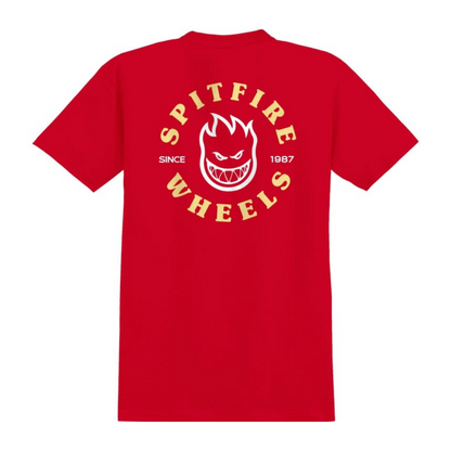 Spitfire Bighead Classic Pocket T-Shirt - Rød