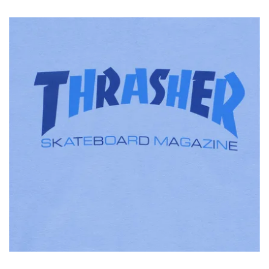 Thrasher Checkers t-shirt - lyseblå