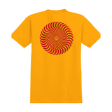 spitfire - Classic swirl overerlay T-shirt - Gold