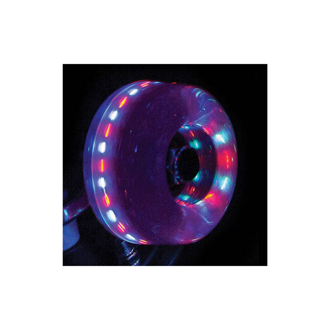 Rio Roller - Hjul med LED lys - lyserøde 58mm