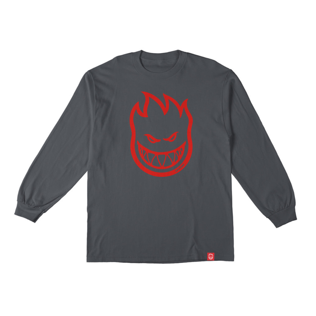 Spitfire Bighead Longsleeve - koksgrå (Kids)