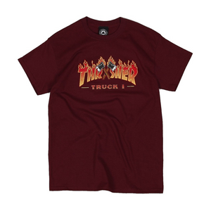 Thrasher "Truck 1 t-shirt" - maroon