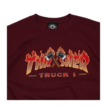 Thrasher "Truck 1 t-shirt" - maroon