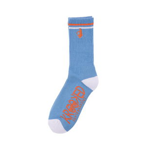 Krooked - Sock Shmoo - Blue/White/Orange