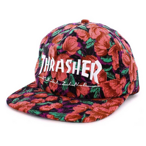 Thrasher - "Mag Logo" Snapback - Pink Floral Print