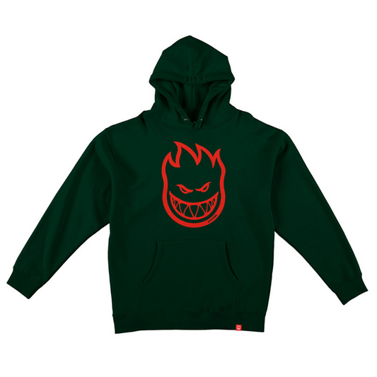 Spitfire Bighead Hoodie - Mørkegrøn (kids)