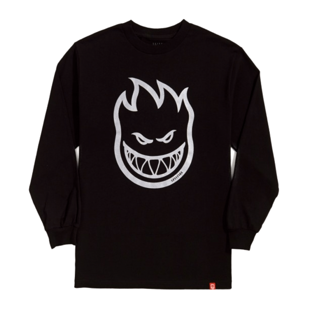 Spitfire Bighead Longsleeve t-shirt sort (kids)