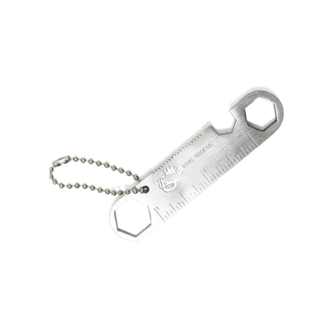 Royal Keychain Tool - Skateboard Tool - Sølv