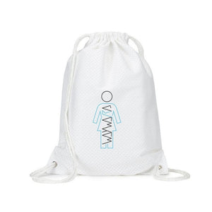 GIRL X Wayward - Drawsting bag/snøretaske hvid