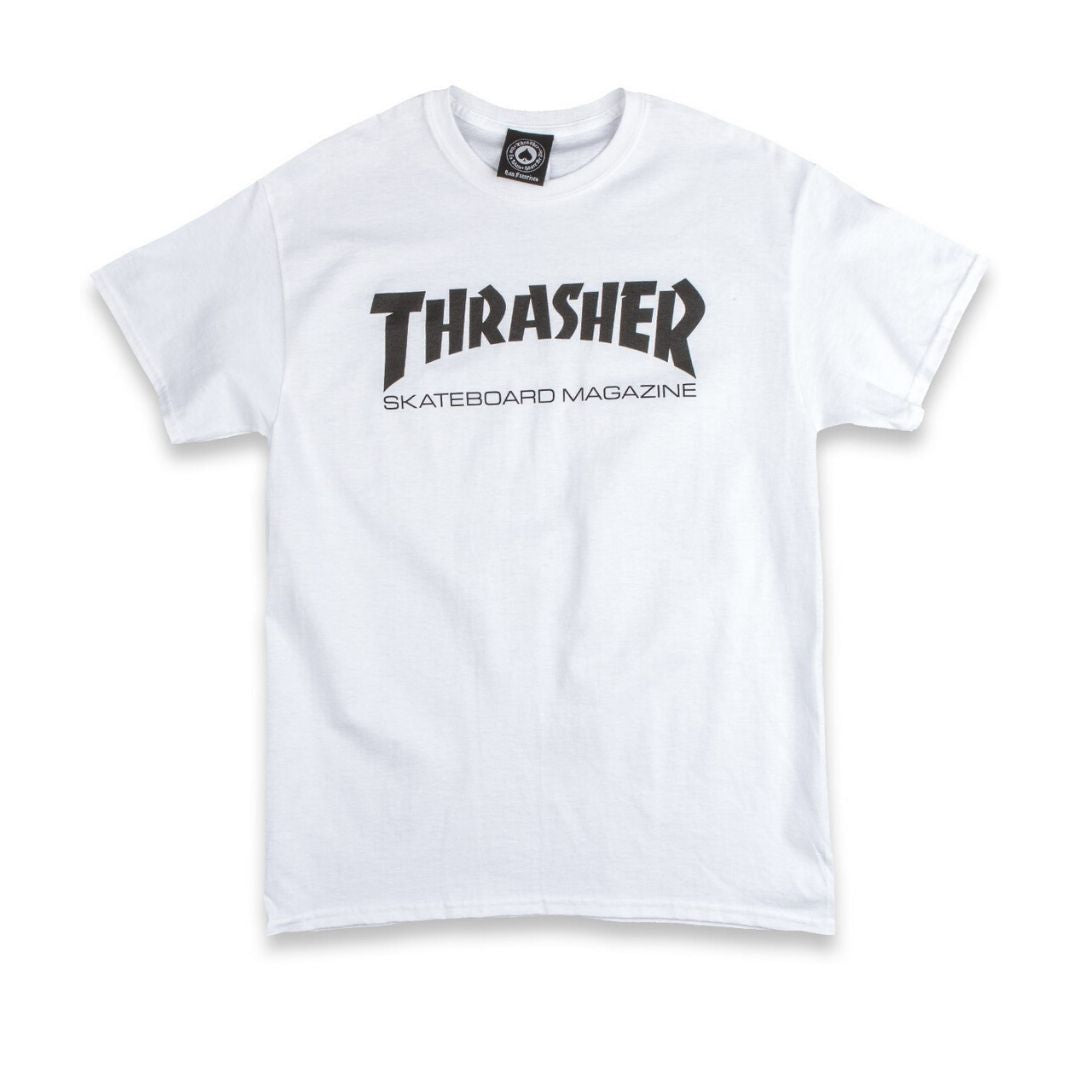 Thrasher hvid t-shirt (kids)