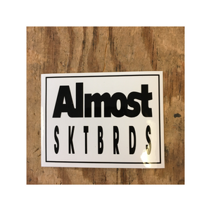 Almost (9x7) Stickers